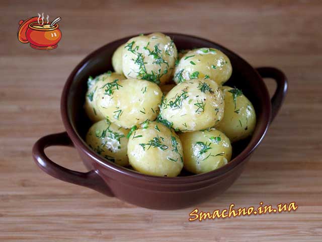 Рецепт: Картофель, запеченный с сыром и сметаной - в духовке - с аппетитной корочкой